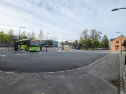 Bussterminal ved Jessheim stasjon